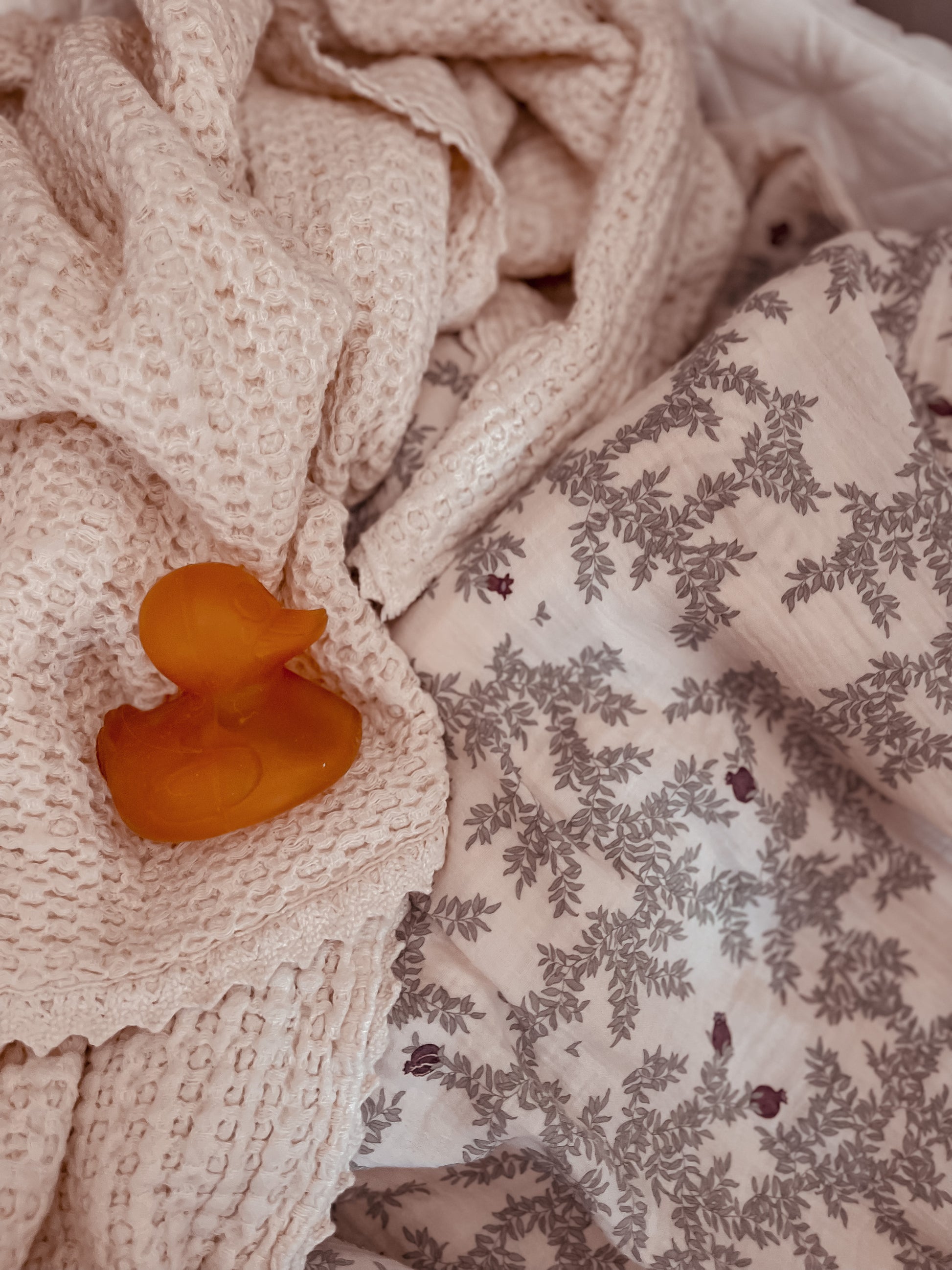 Alfie Duck Natural Rubber Bath Toy