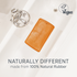 Honeycomb Anti Slip Baby Bath Mat in orange made from 100% natural rubber, designed for safety and comfort in the bath.