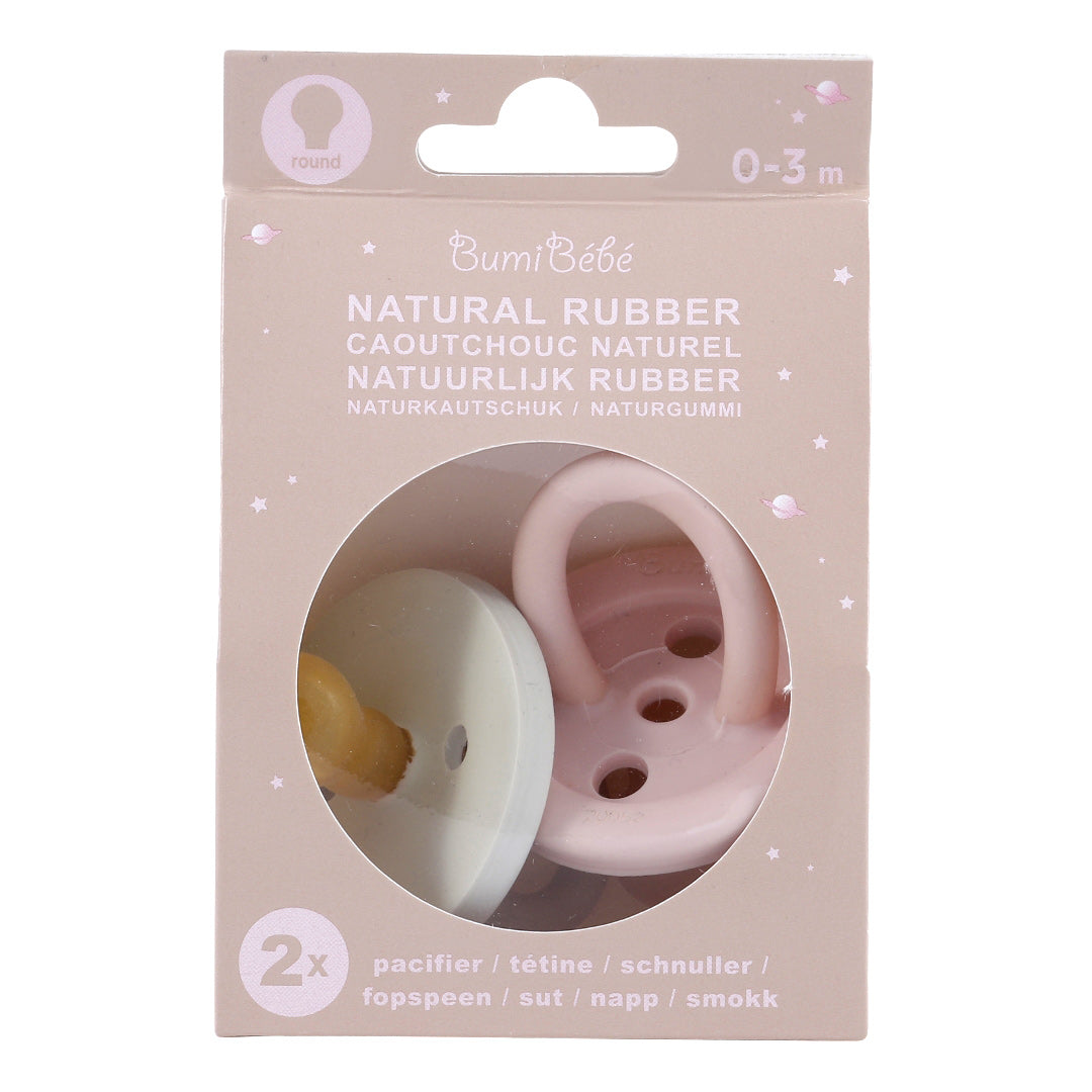 BumiBébé Dummy 0-3 months Two-Pack - Round