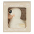 Kawan rubber duck in a HEVEA packaging box on a white background