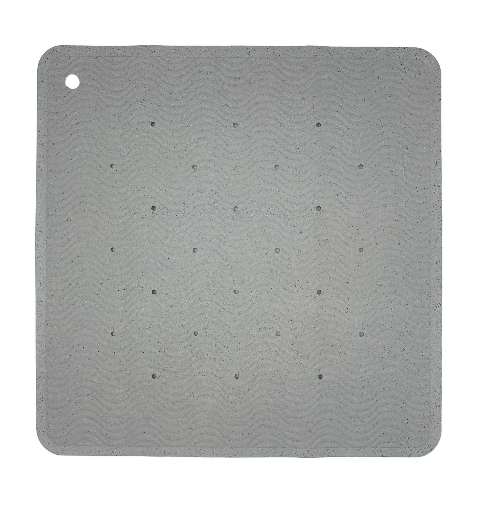 Wave Anti Slip Bath Mat - Squared 52 x 52 cm