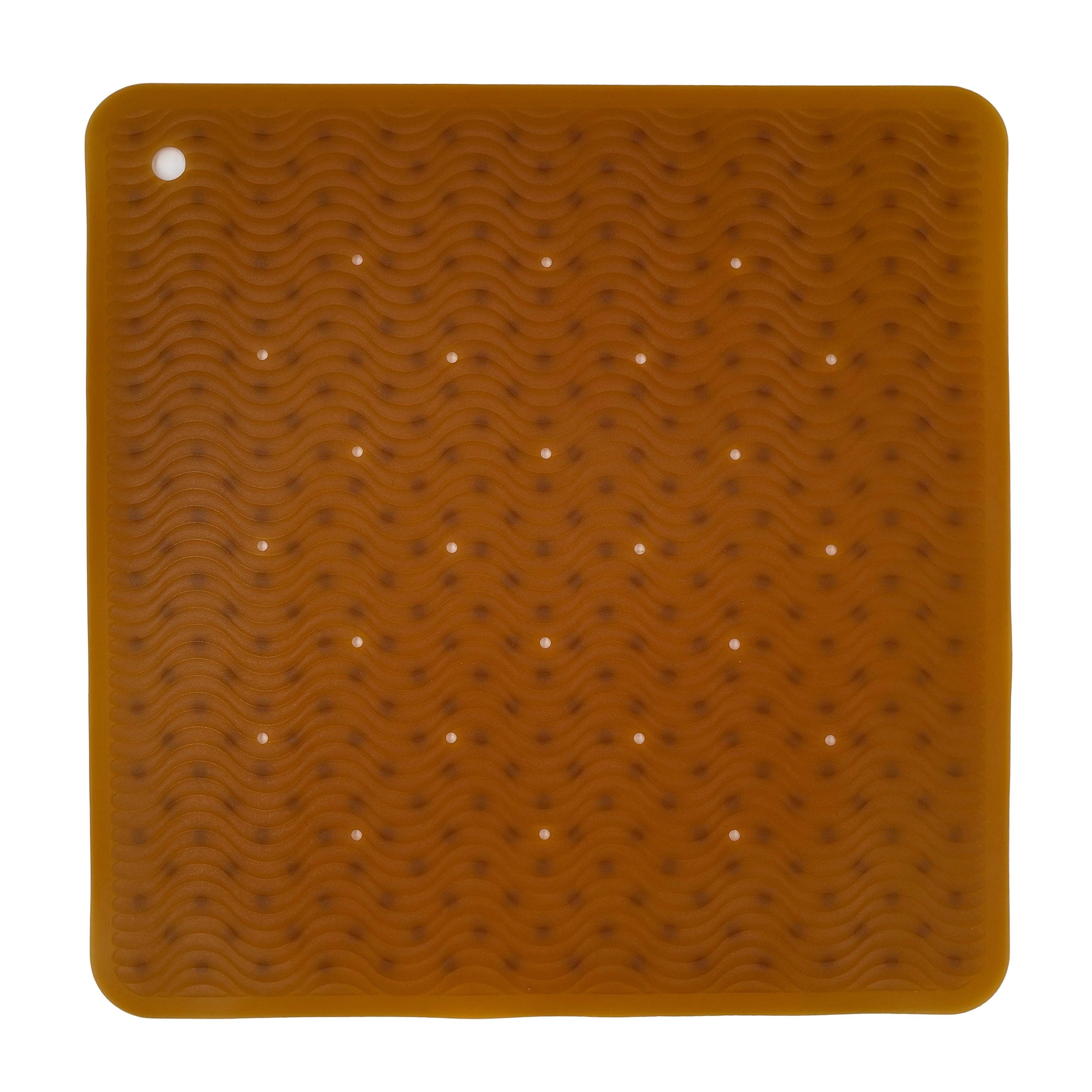 Wave Anti Slip Bath Mat - Squared 52 x 52 cm