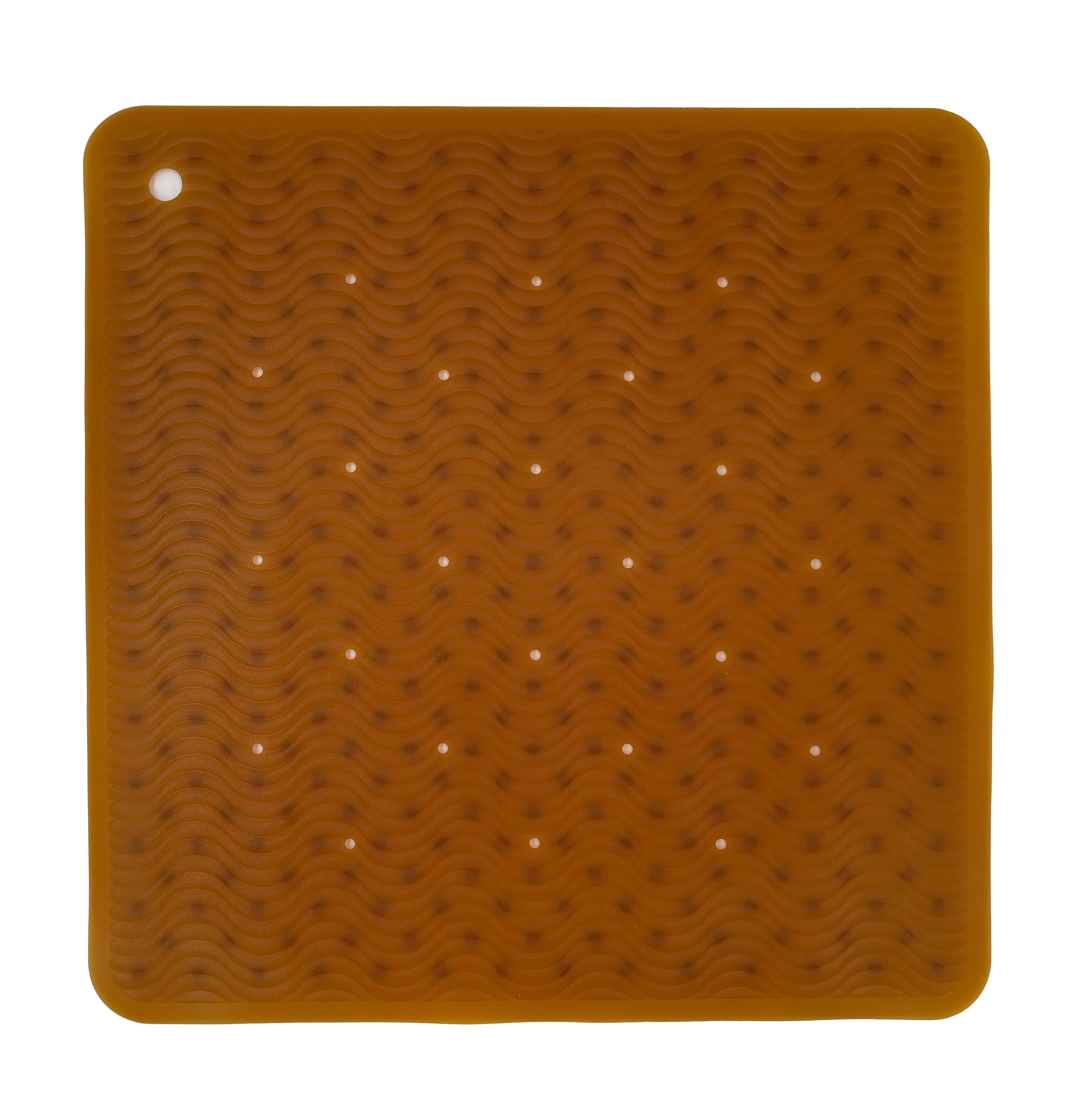 Wave Anti Slip Bath Mat - Squared