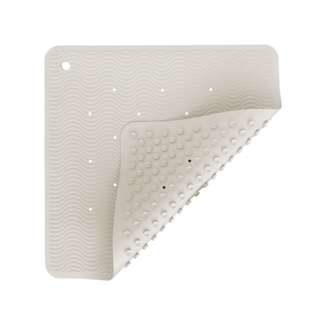 Wave Anti Slip Bath Mat - Squared 52 x 52 cm