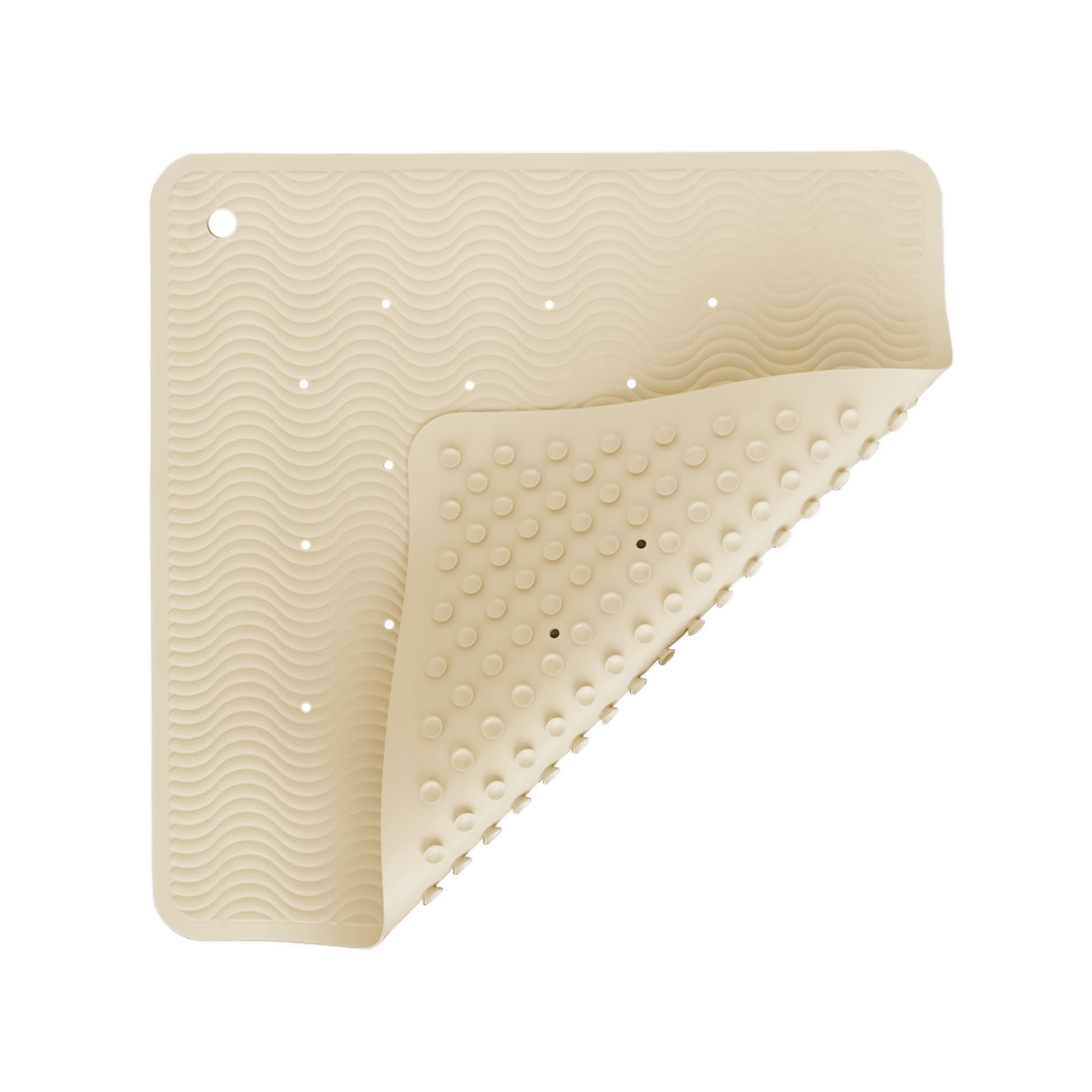 Wave Anti Slip Bath Mat - Squared 52 x 52 cm