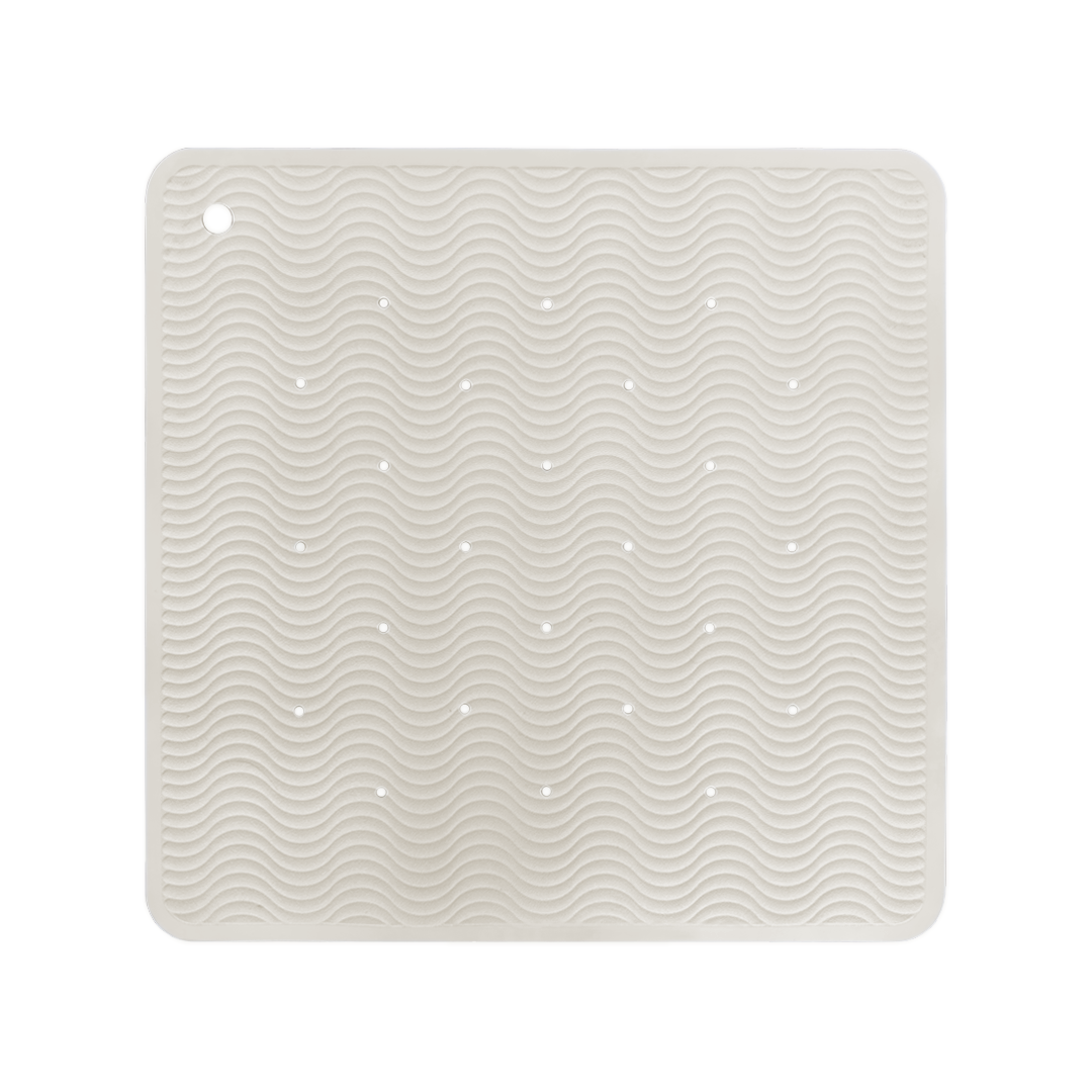 Wave Anti Slip Bath Mat - Squared 52 x 52 cm