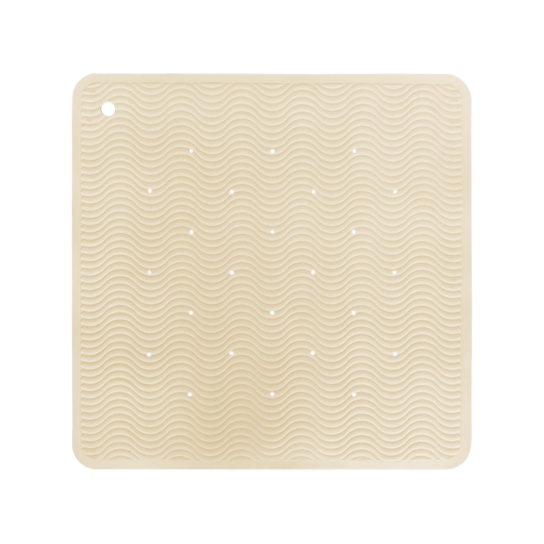 Wave Anti Slip Bath Mat - Squared 52 x 52 cm