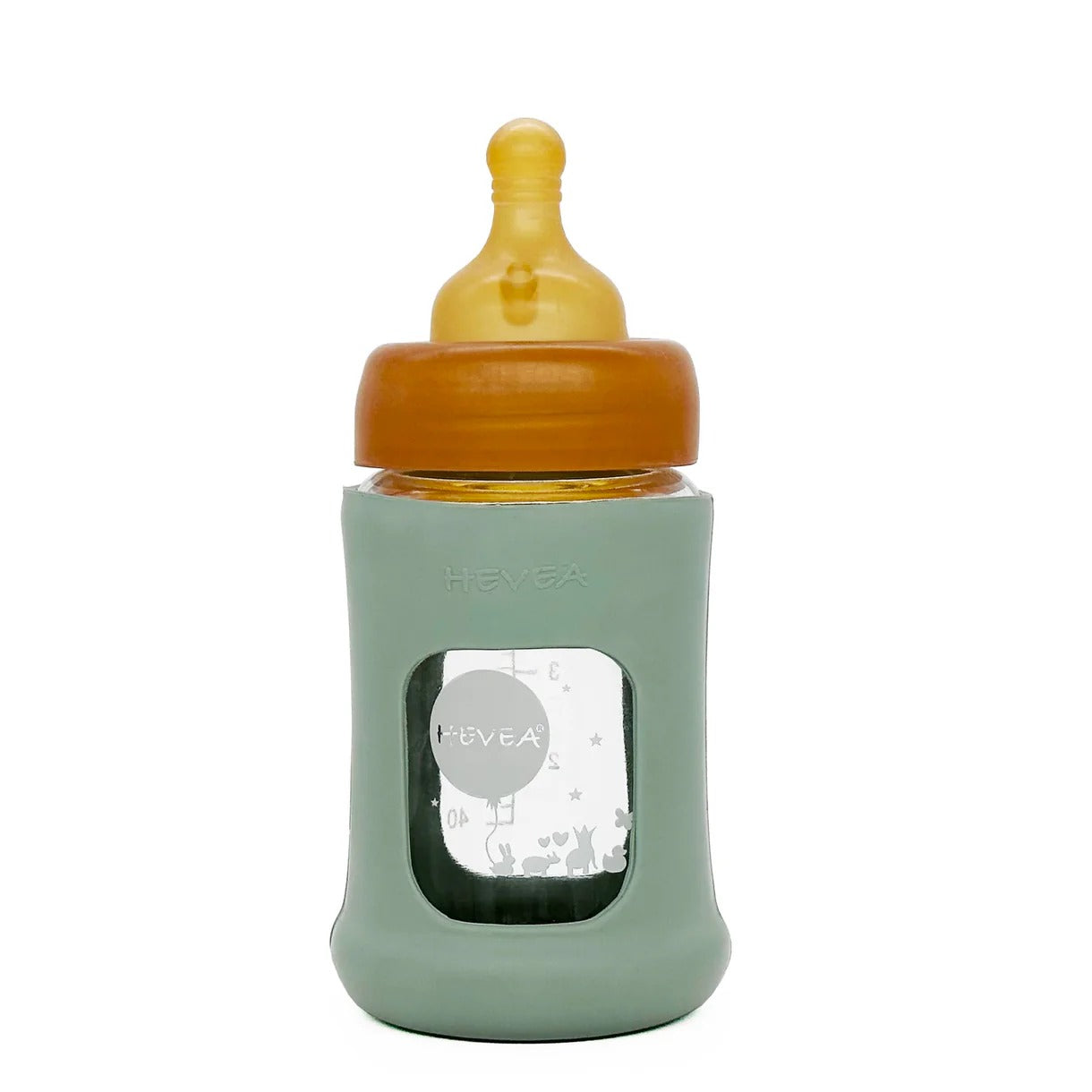 Wide Neck Baby Glass Bottle with Sleeve 150ml Single-Pack