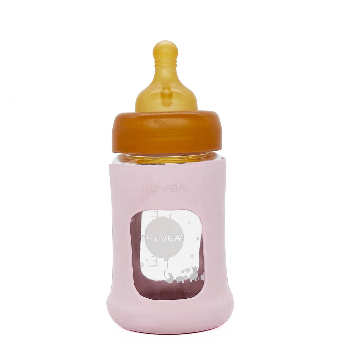 Wide Neck Baby Glass Bottle with Sleeve 150ml Single-Pack
